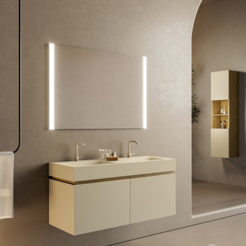 Lacquered Cabinet and Hi-Macs® Basin Set | 2 Drawers - 3906