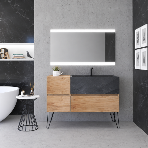 Wooden Bathroom Cabinet with Legs | 3216788