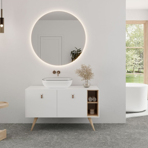 Floor-Standing Cabinet + Countertop Basin | 2 Drawers - 3908