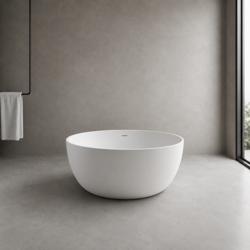Round Solid Surface Freestanding Bath (3350)