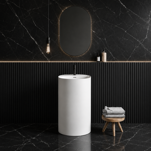 TOTEM 2603 Freestanding Solid Surface Basin