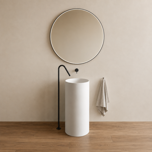 TOTEM 2600 Freestanding Solid Surface Basin