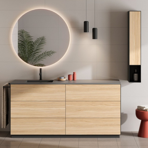 Floor-Standing Wooden Cabinet, 3/6 Drawers | 3735