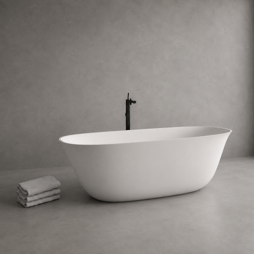 165 cm Solid Surface Freestanding Bath | 3301