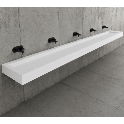 Bespoke CORIAN RED Vanity Top