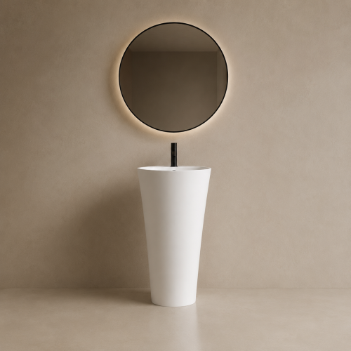 TOTEM 2607 Freestanding Solid Surface Basin