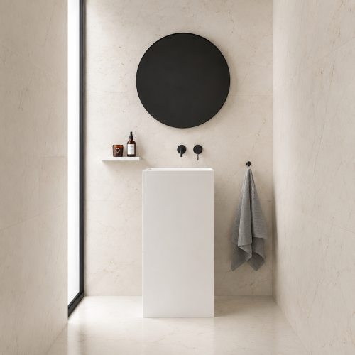 TOTEM 2604 Freestanding Solid Surface Basin